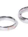 YouBella Silver-Toned Couple Ring Set